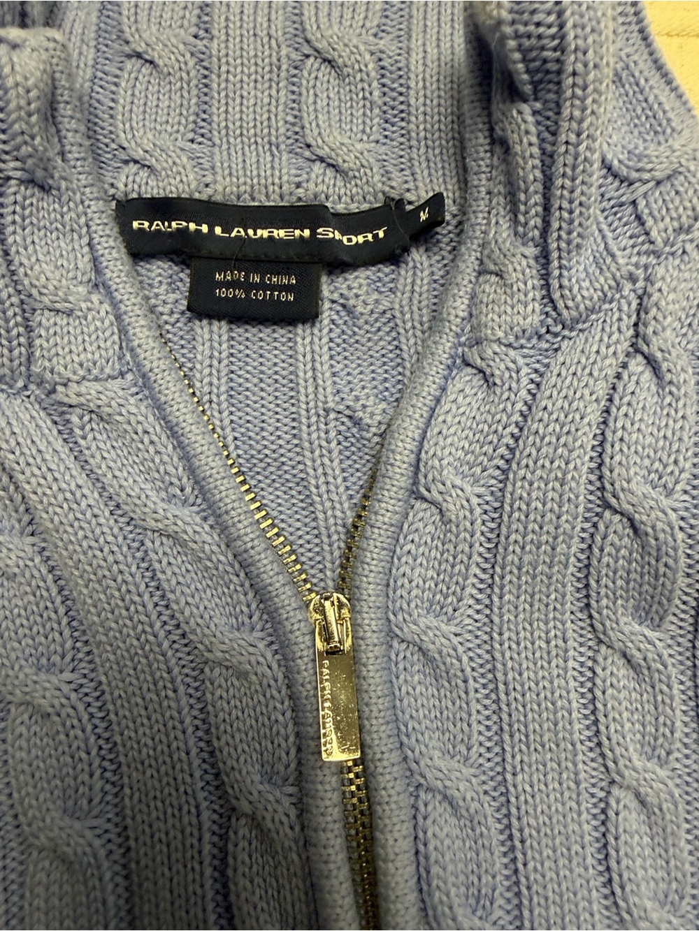 2 Vintage Ralph Lauren Cotton Sweaters M - Picture 11 of 16